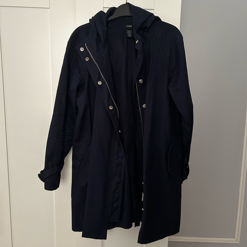 J.Crew Hooded Trench